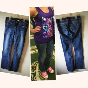 🔥2 for 50🔥 Silver Medium Wash Bootcut Jean